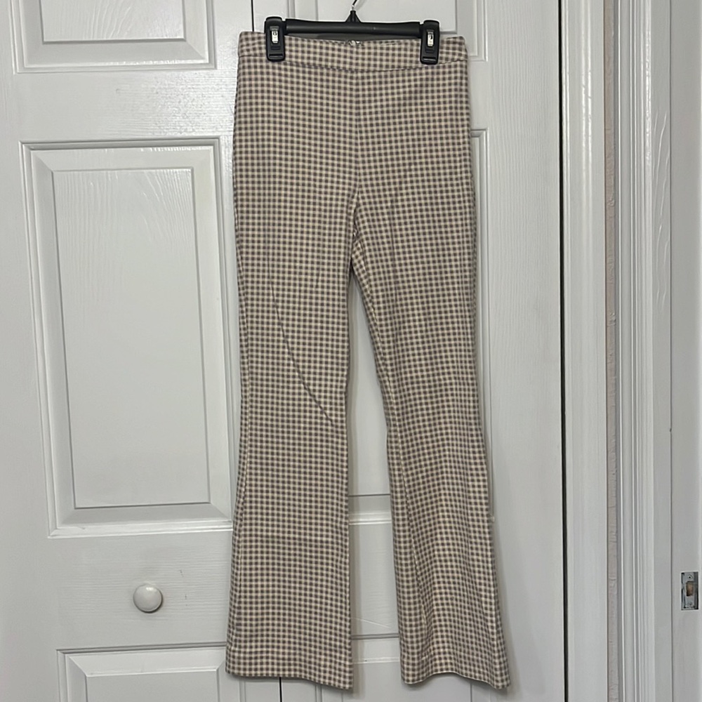 Checkered Dress Pants- Size: 0
